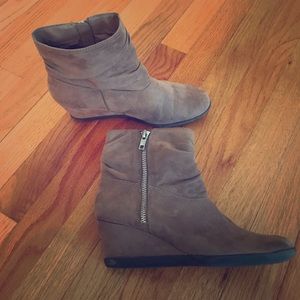 Wedge booties